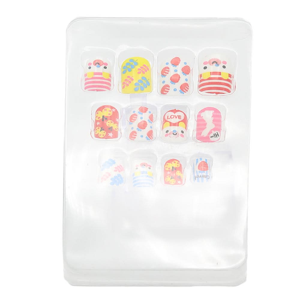 Girls Jell Nail Tip Set - Purple, Kids, Gift Set, Chase Value, Chase Value