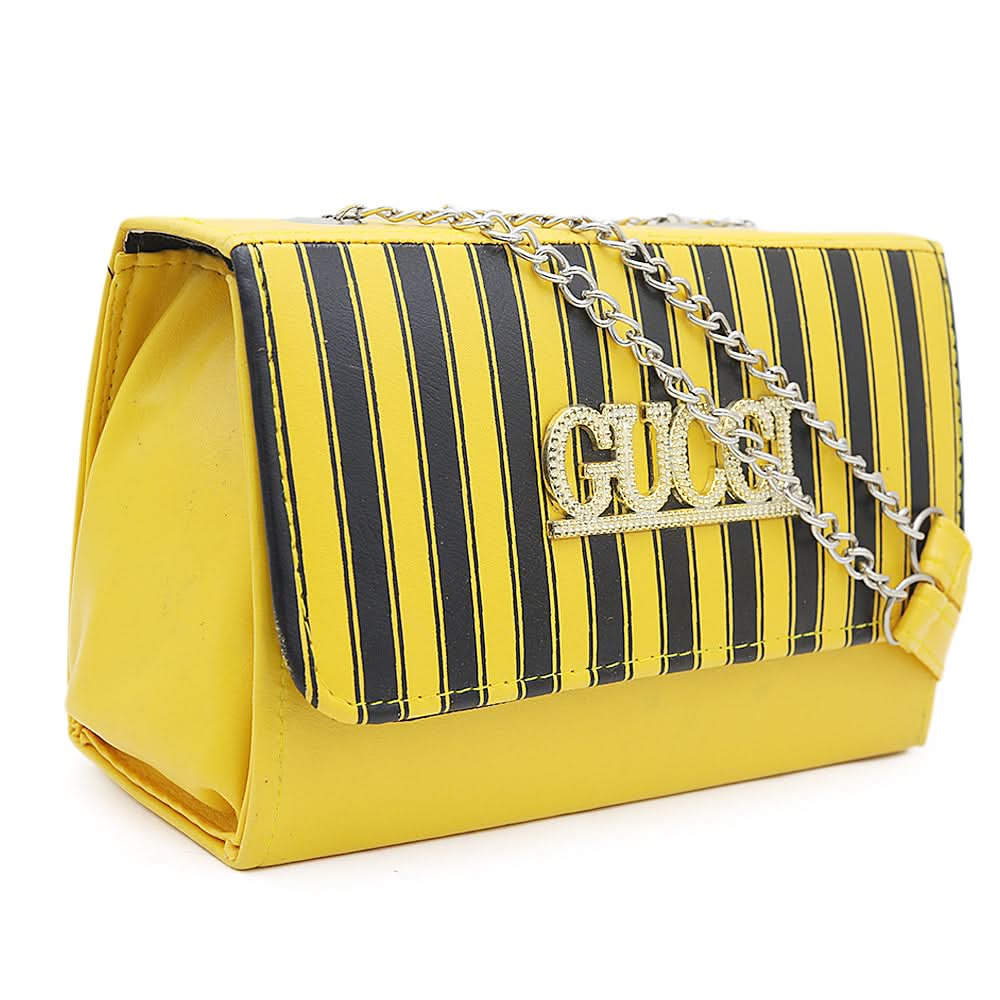 Women's Shoulder Box 9143B - Yellow, Women, Clutches, Chase Value, Chase Value
