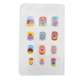 Girls Jell Nail Tip Set - Red, Kids, Gift Set, Chase Value, Chase Value