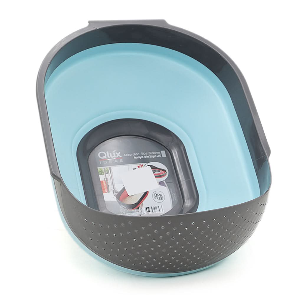 Accordion Rice Strainer - Light Blue, Home & Lifestyle, Kitchen Tools And Accessories, Chase Value, Chase Value