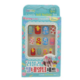 Girls Jell Nail Tip Set - Sea Green, Kids, Gift Set, Chase Value, Chase Value