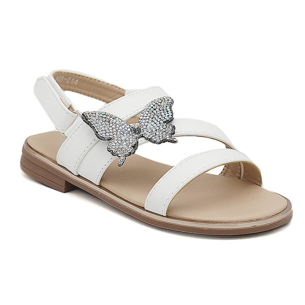 Eminent Girls Sandal - 214 - White, Kids, Girls Sandals, Eminent, Chase Value