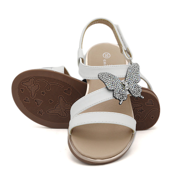 Eminent Girls Sandal - 214 - White, Kids, Girls Sandals, Eminent, Chase Value