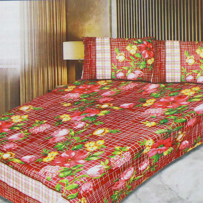 3D Double Bed Sheet - Multi, Home & Lifestyle, Double Bed Sheet, Chase Value, Chase Value