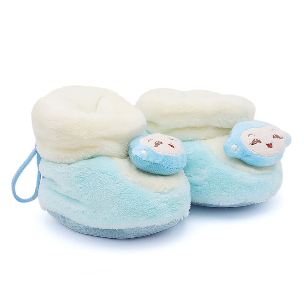 Newborn Booties - Cyan, Kids, New Born Shoes And Socks, Chase Value, Chase Value