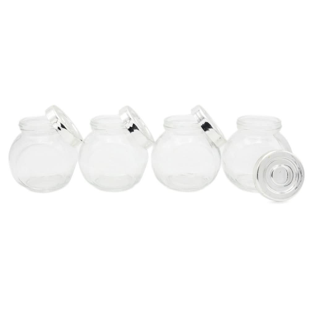 Glass Jar Set 4 Pieces - Multi, Home & Lifestyle, Storage Boxes, Chase Value, Chase Value