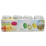 Glass Jar Set 4 Pieces - Multi, Home & Lifestyle, Storage Boxes, Chase Value, Chase Value