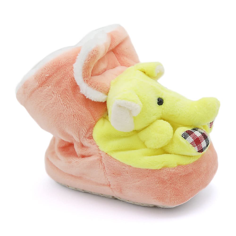 Newborn Booties - Peach, Kids, New Born Shoes And Socks, Chase Value, Chase Value