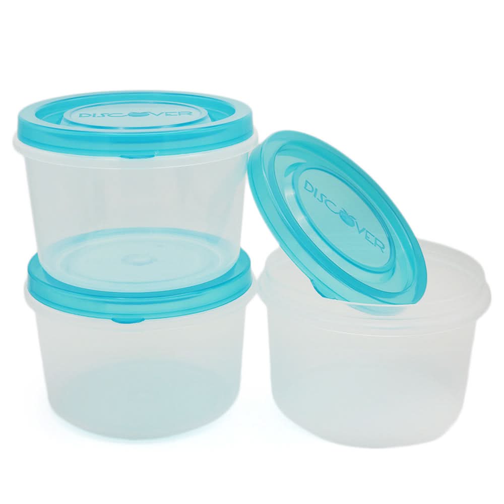 Discovery Storage Bowl 3 Pcs Set 1 LTR -Sea Green, Home & Lifestyle, Storage Boxes, Chase Value, Chase Value