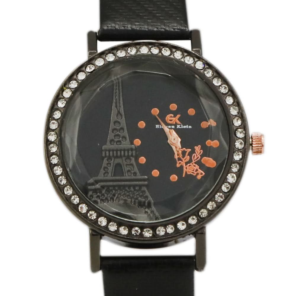Women's Analog Strap Watch - Black, Women Watches, Chase Value, Chase Value