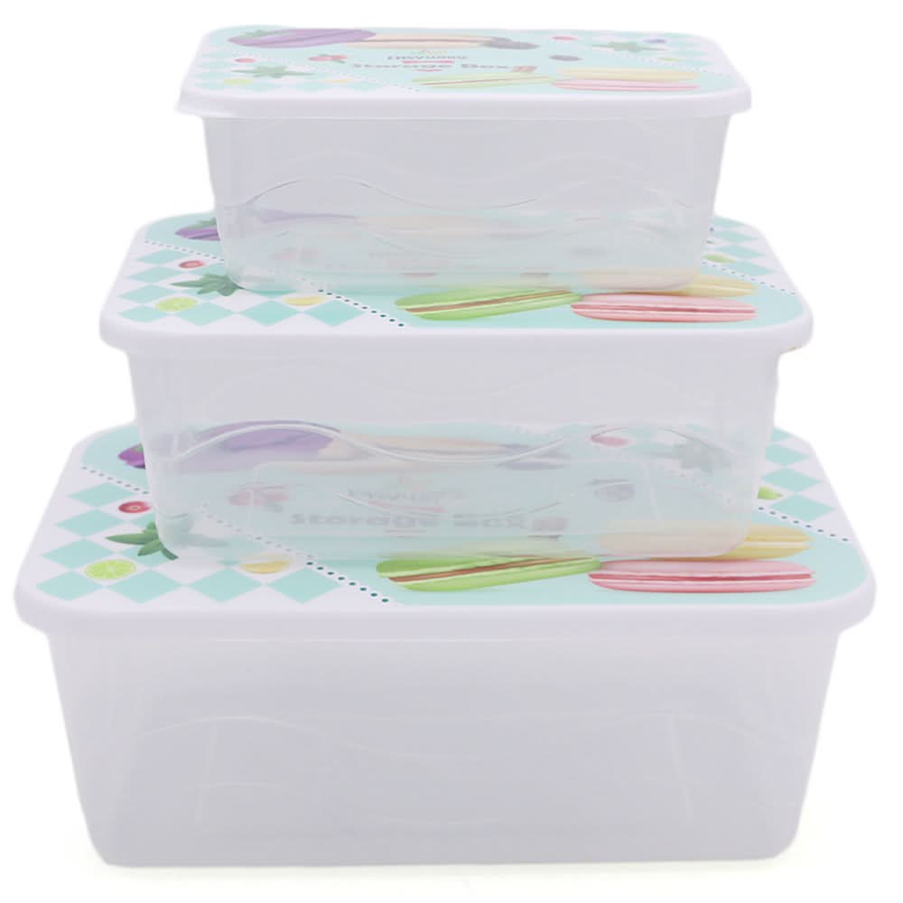 Storage Box Set 3 in 1 - Cyan, Home & Lifestyle, Storage Boxes, Chase Value, Chase Value