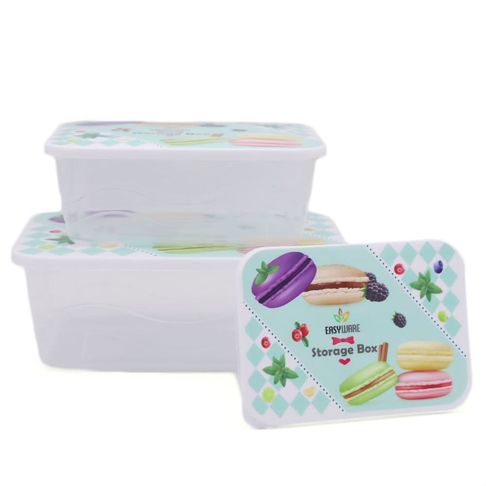 Storage Box Set 3 in 1 - Cyan, Home & Lifestyle, Storage Boxes, Chase Value, Chase Value
