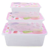 Storage Box Set 3 in 1 - Pink, Home & Lifestyle, Storage Boxes, Chase Value, Chase Value
