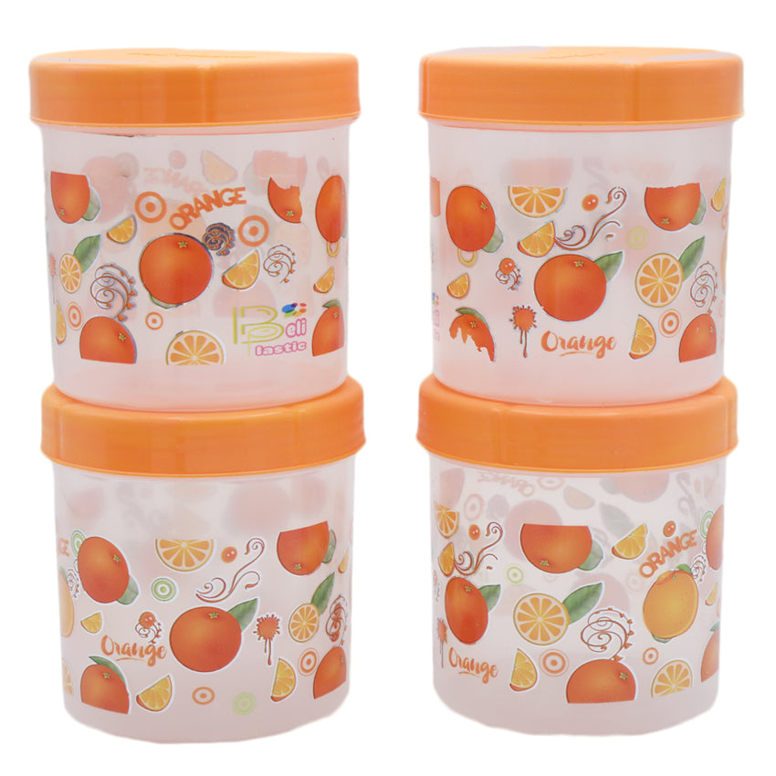 Jar Medium Net 4 Piece - Peach, Home & Lifestyle, Storage Boxes, Chase Value, Chase Value