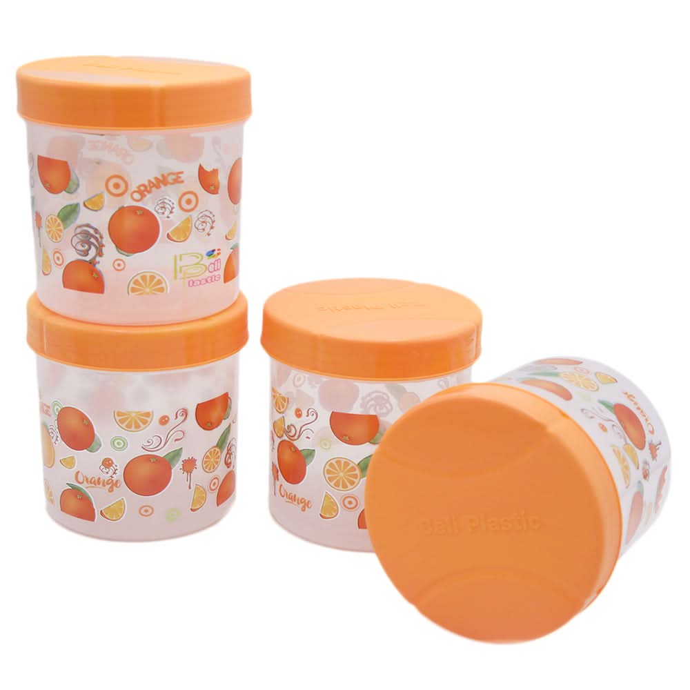 Jar Medium Net 4 Piece - Peach, Home & Lifestyle, Storage Boxes, Chase Value, Chase Value