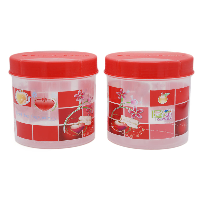 Spice Jumbo Jar 2 Pcs - Red, Home & Lifestyle, Storage Boxes, Chase Value, Chase Value