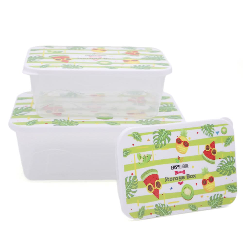 Storage Box Set 3 in 1 - Green, Home & Lifestyle, Storage Boxes, Chase Value, Chase Value