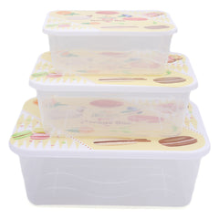 Storage Box Set 3 in 1 - Yellow, Home & Lifestyle, Storage Boxes, Chase Value, Chase Value