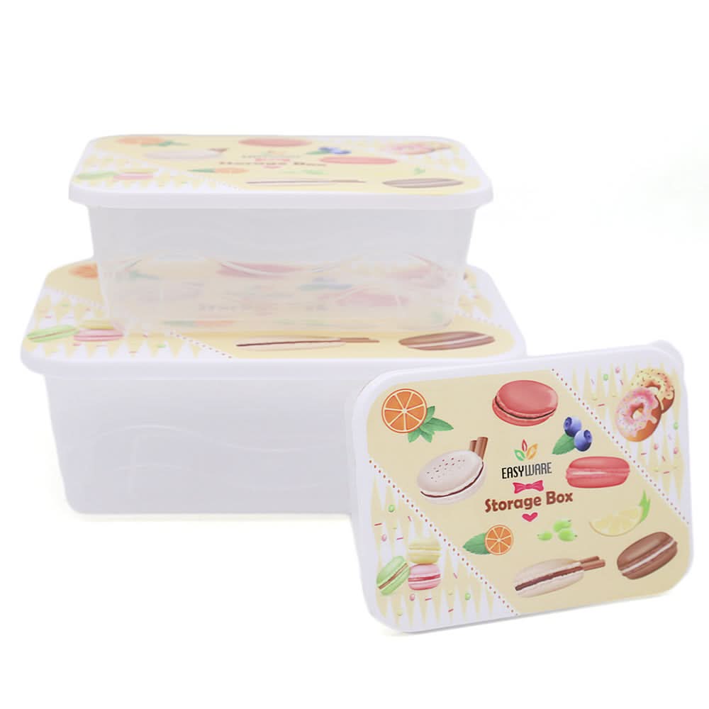 Storage Box Set 3 in 1 - Yellow, Home & Lifestyle, Storage Boxes, Chase Value, Chase Value