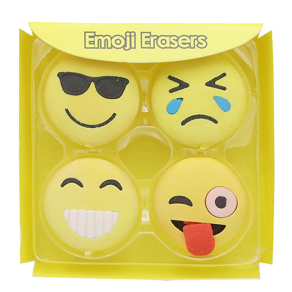 Emoji Eraser FE-16 - Yellow, Kids, Pencil Boxes And Stationery Sets, Chase Value, Chase Value