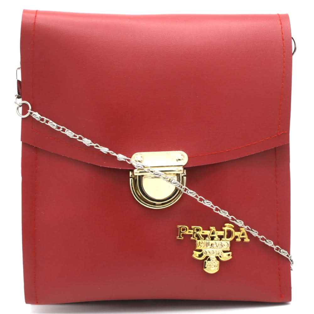 Women's Shoulder Bag - Maroon, Women, Bags, Chase Value, Chase Value