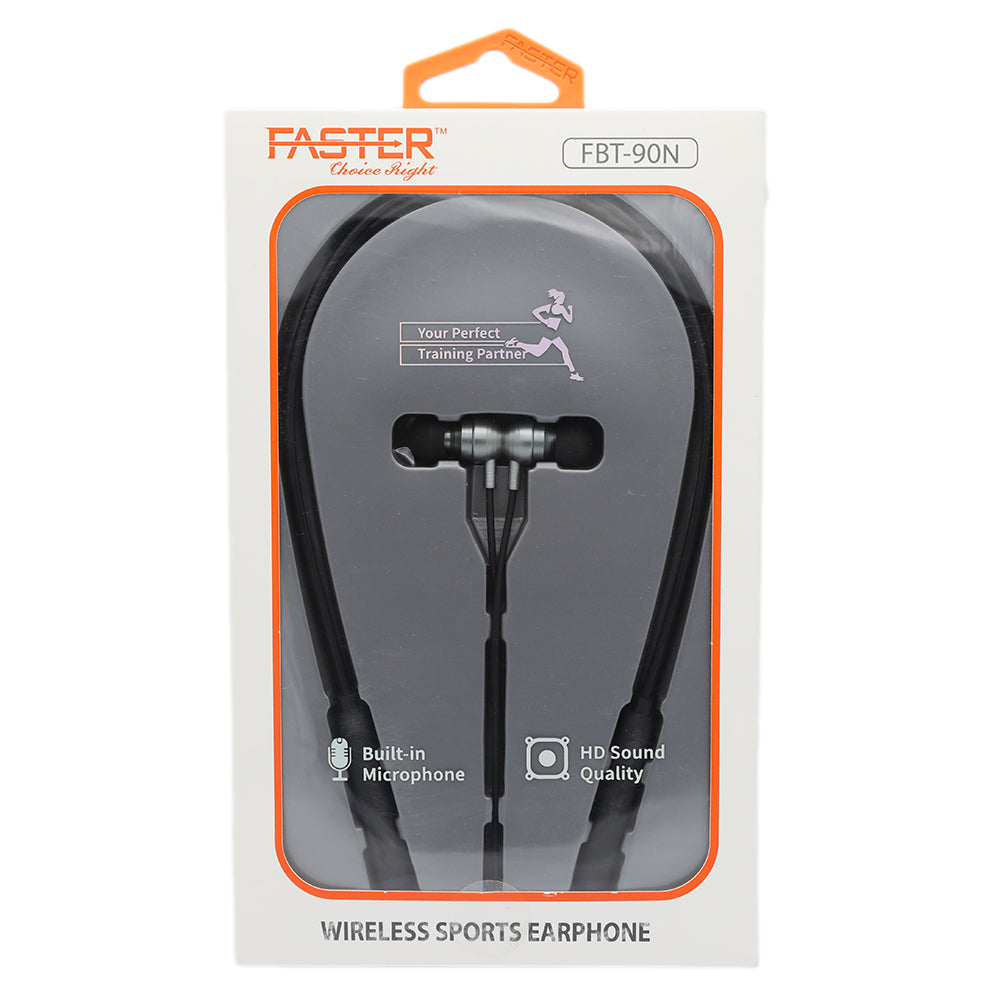 Faster Fbt-90N Wireless Sports Earphone Neckband With Hd Sound, Home & Lifestyle, Hand Free / Head Phones, Faster, Chase Value