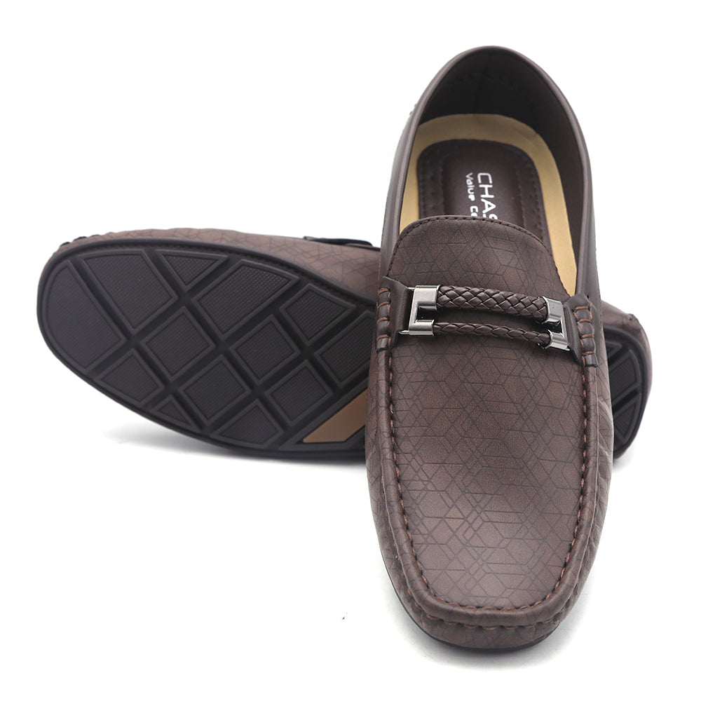 Men's Loafer Shoes YS295-2 - Coffee, Men, Casual Shoes, Chase Value, Chase Value