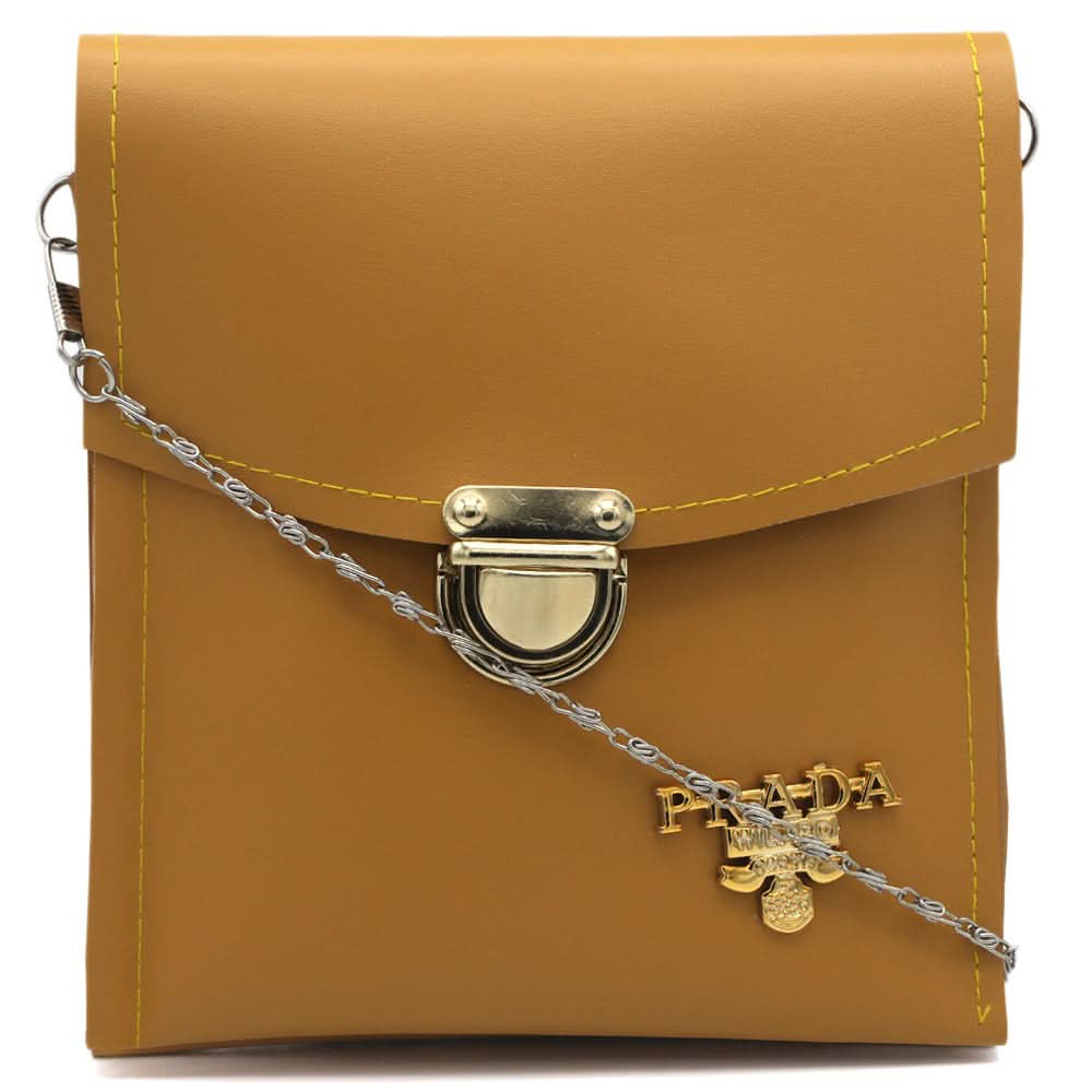 Women's Shoulder Bag - Golden, Women, Bags, Chase Value, Chase Value