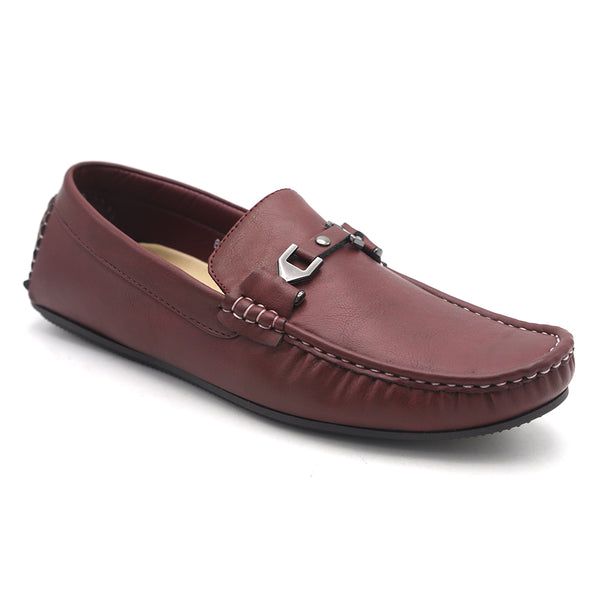 Men's Loafer Shoes 838 - Maroon, Men, Casual Shoes, Chase Value, Chase Value