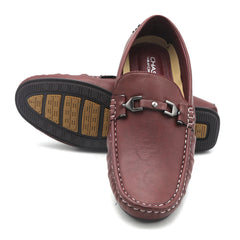 Men's Loafer Shoes 838 - Maroon, Men, Casual Shoes, Chase Value, Chase Value