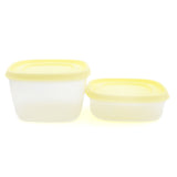 Storage Box 2 Pieces DA19-3 (KA-901) - Yellow, Home & Lifestyle, Storage Boxes, Chase Value, Chase Value