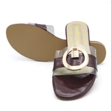 Women's Slippers M-1046 - Maroon, Women, Slippers, Chase Value, Chase Value