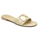 Women's Slippers M-991 - Golden, Women, Slippers, Chase Value, Chase Value