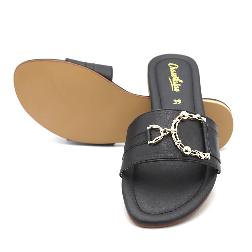 Women's Slippers M-991 - Black, Women, Slippers, Chase Value, Chase Value