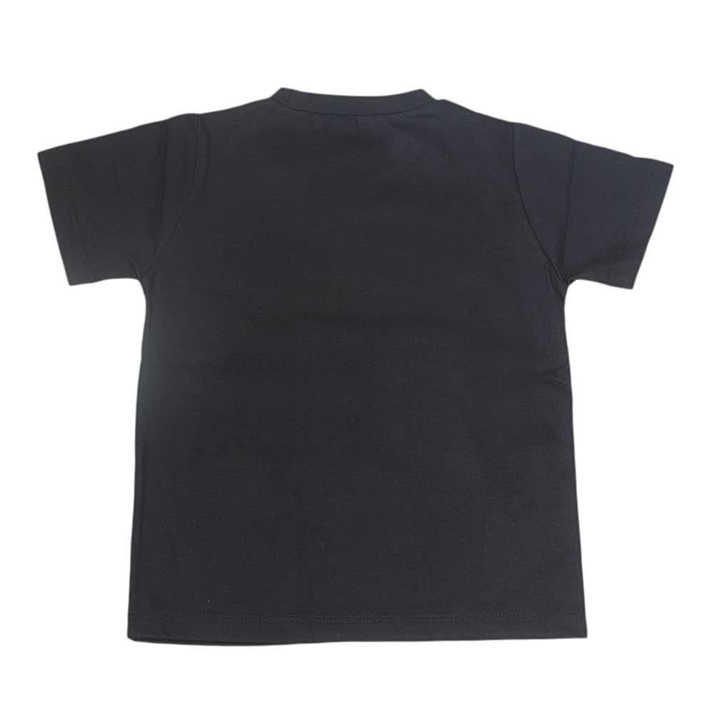 Boys Round Neck Half Sleeves T-Shirt - Black, Kids, Boys T-Shirts, Chase Value, Chase Value