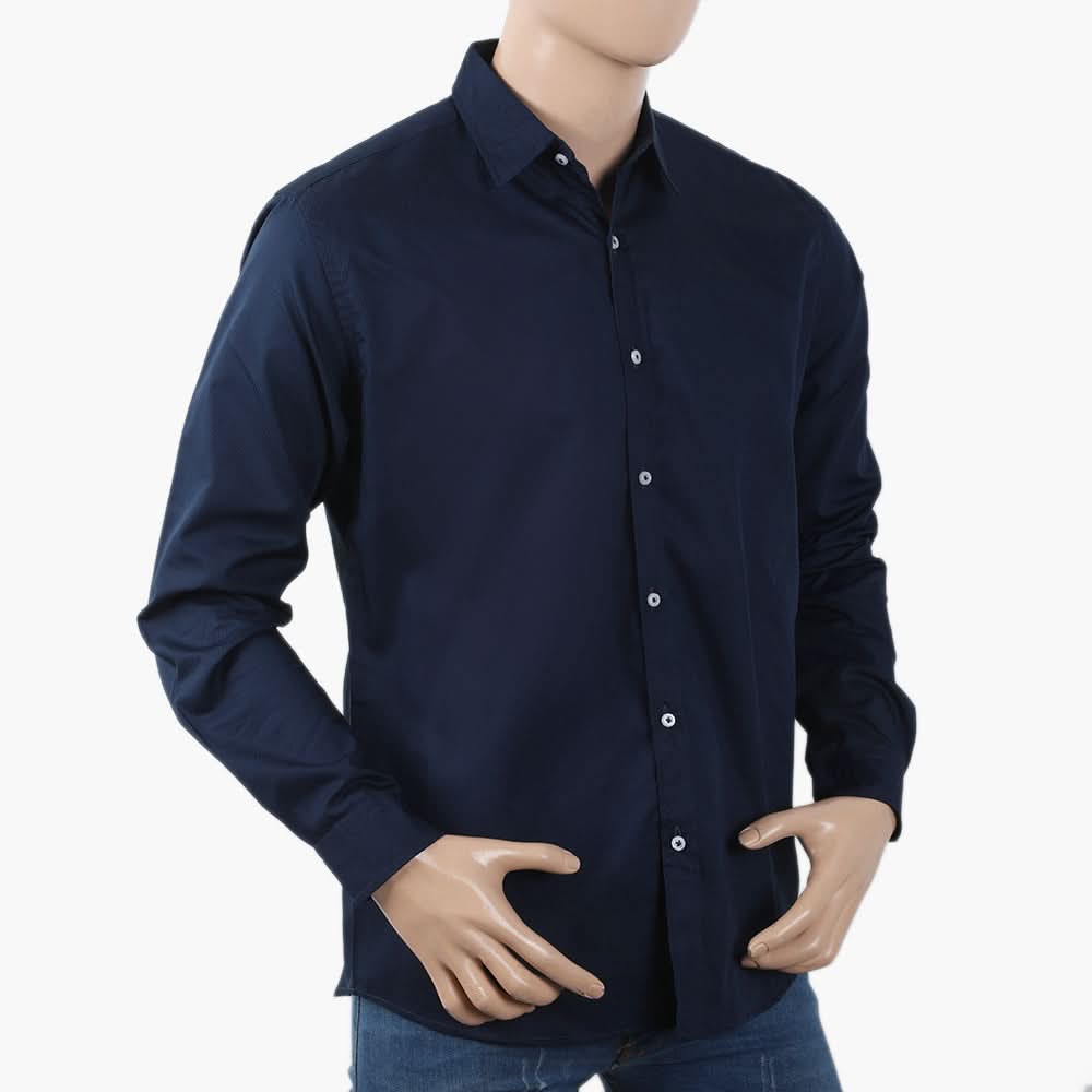 Men's Casual Shirt - Navy Blue, Men's Shirts, Chase Value, Chase Value