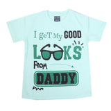 Boys Round Neck Half Sleeves T-Shirt - Cyan, Kids, Boys T-Shirts, Chase Value, Chase Value