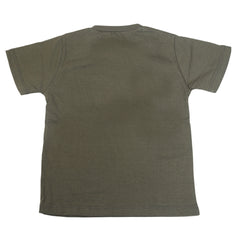 Boys Round Neck Half Sleeves T-Shirt - Dark Green, Kids, Boys T-Shirts, Chase Value, Chase Value