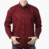 Men's Casual Shirt - Maroon, Men's Shirts, Chase Value, Chase Value