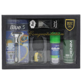 Denim Shaving Kit 5 Pcs, Beauty & Personal Care, Gift Sets, Chase Value, Chase Value