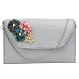 Women's Clutch Kam-252 - Silver, Women, Clutches, Chase Value, Chase Value