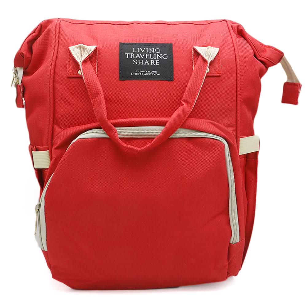 Printed Bag Pack - Red, Kids, School And Laptop Bags, Chase Value, Chase Value
