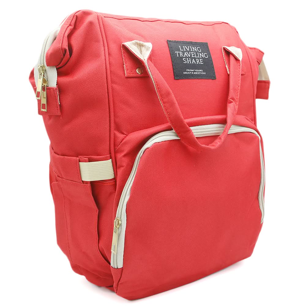 Printed Bag Pack - Red, Kids, School And Laptop Bags, Chase Value, Chase Value
