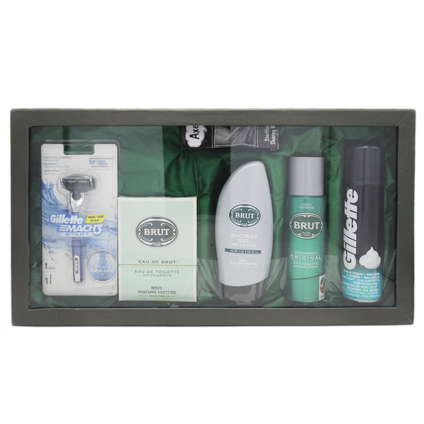BRUT Jumbo Gift Set 6 Pcs, Beauty & Personal Care, Gift Sets, Chase Value, Chase Value