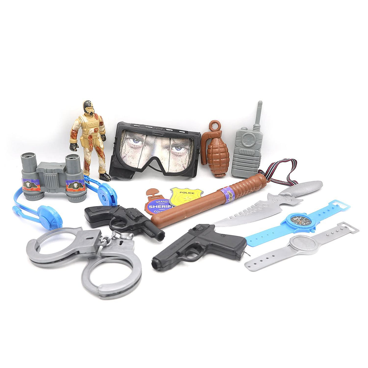 Army Set Toy 16 Pcs - Multi, Kids, Doctor & Other Sets, Chase Value, Chase Value