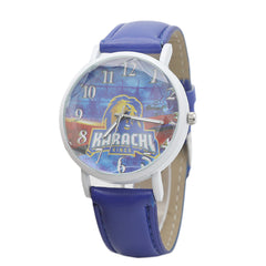 Karachi Kings Analog Strap Watch For Men - Blue, Men, Watches, Chase Value, Chase Value