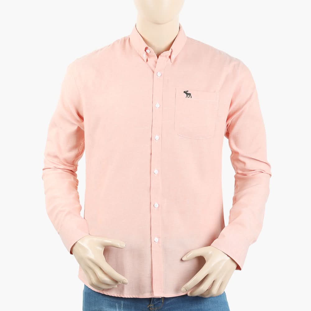 Men's Casual Shirt - Peach, Men's Shirts, Chase Value, Chase Value