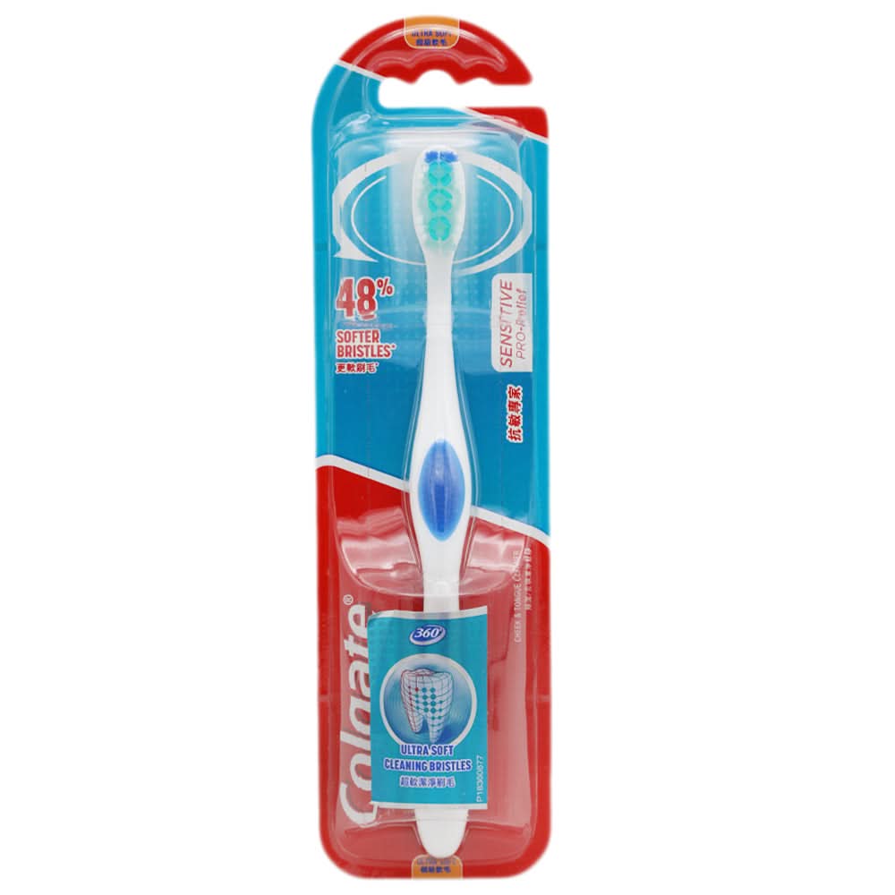 Colgate Tooth Brush Sensitive Pro Relief - Green, Beauty & Personal Care, Oral Care, Chase Value, Chase Value