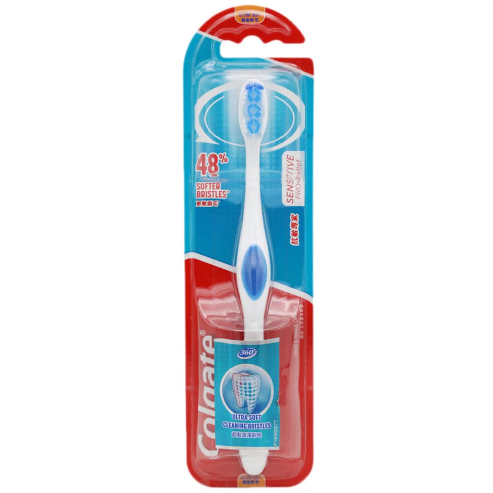 Colgate Tooth Brush Sensitive Pro Relief - Blue, Beauty & Personal Care, Oral Care, Chase Value, Chase Value