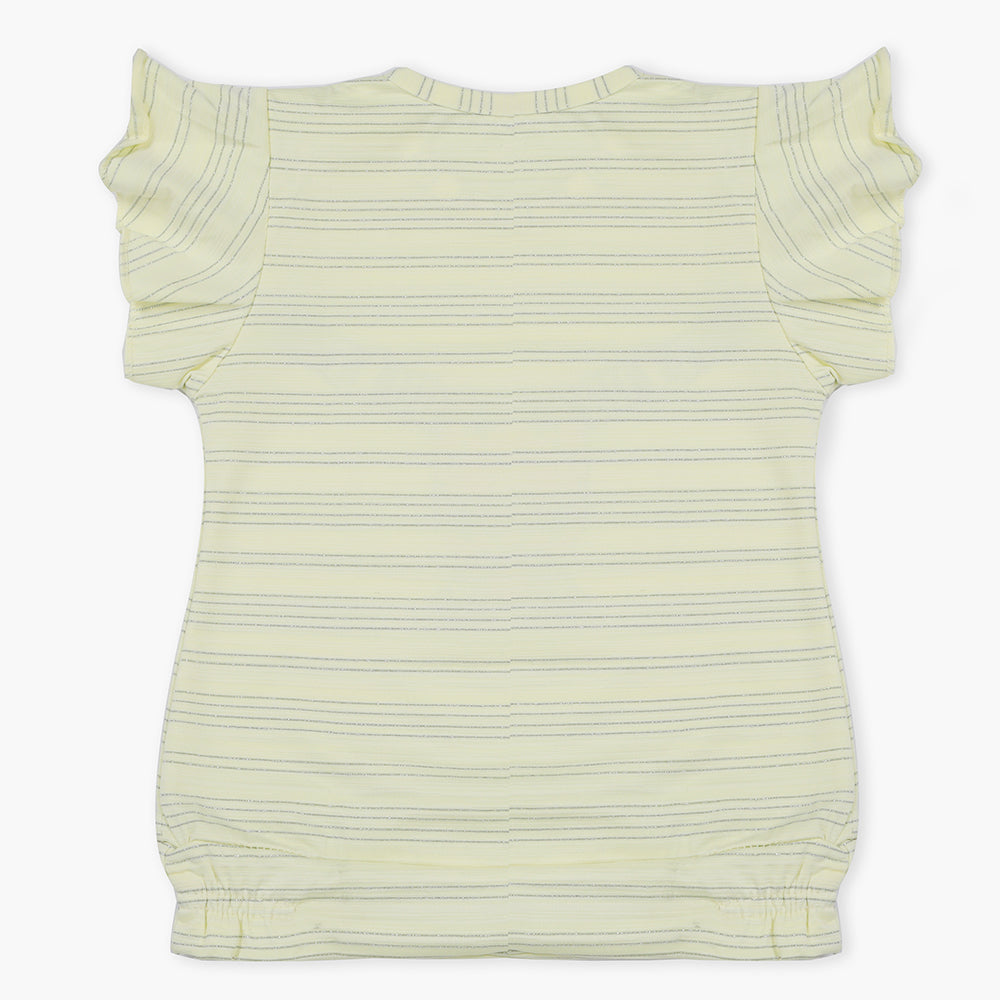 Girls Knitted Tops - Lemon, Girls Tops, Chase Value, Chase Value